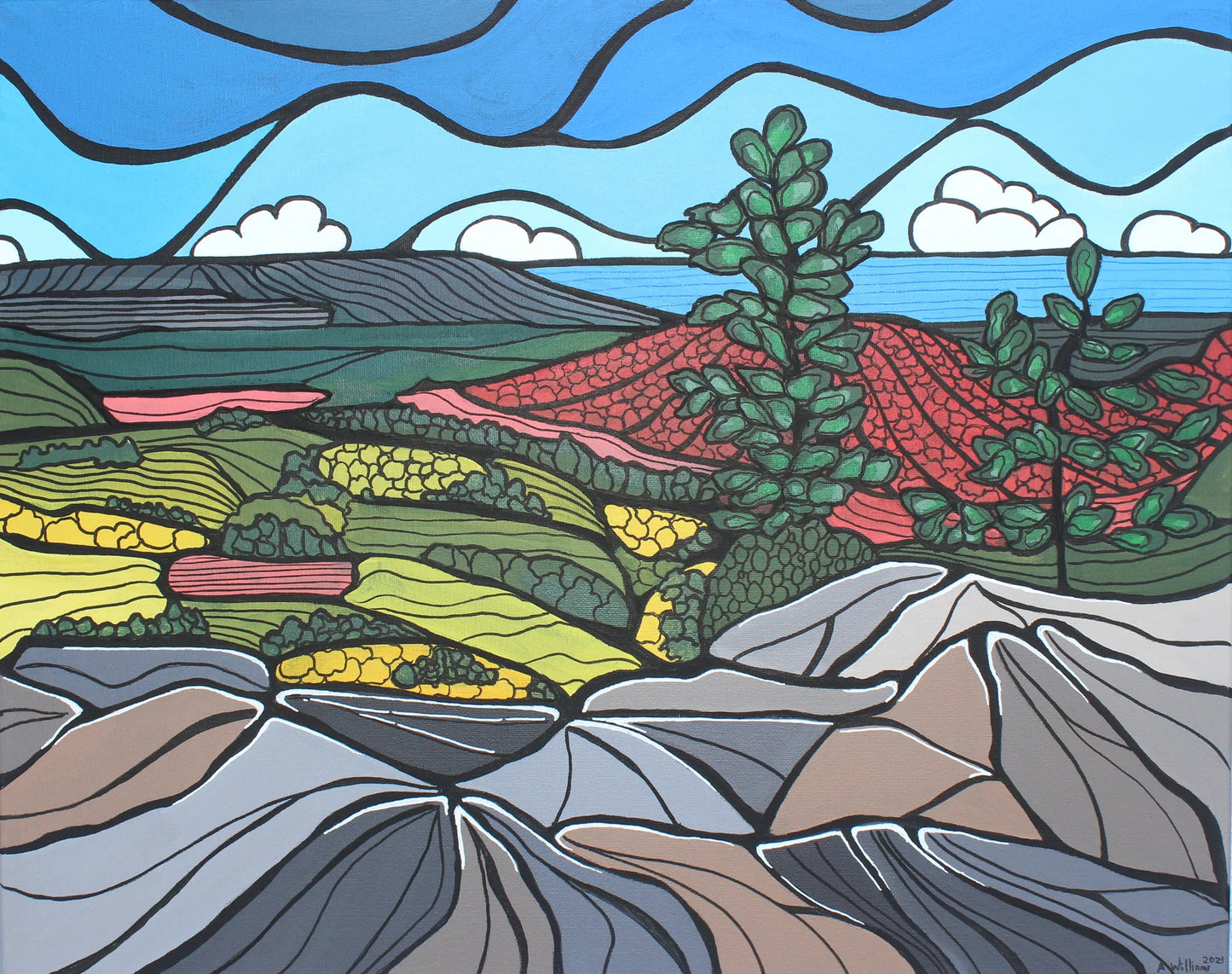 Robertson Cliffs Print