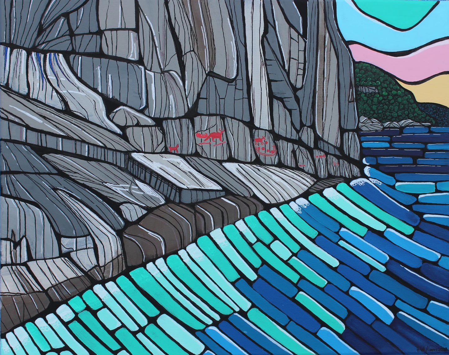 Agawa Rock Pictographs, Lake Superior