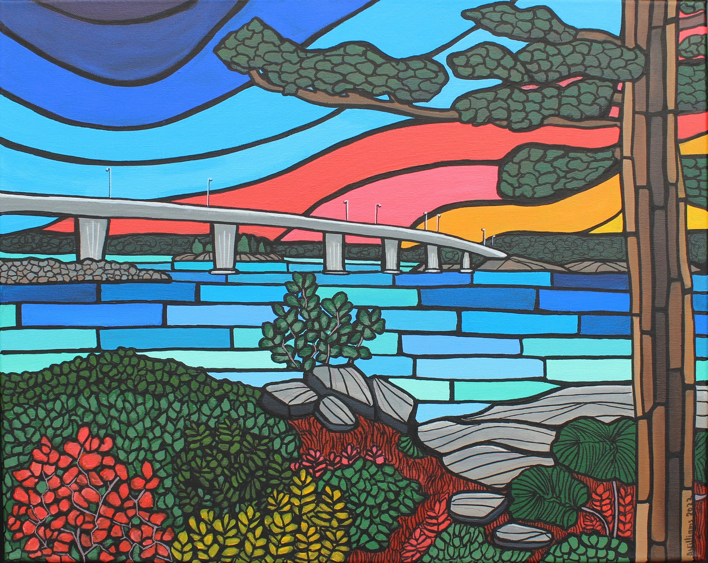 St. Joe's Island Bridge Print