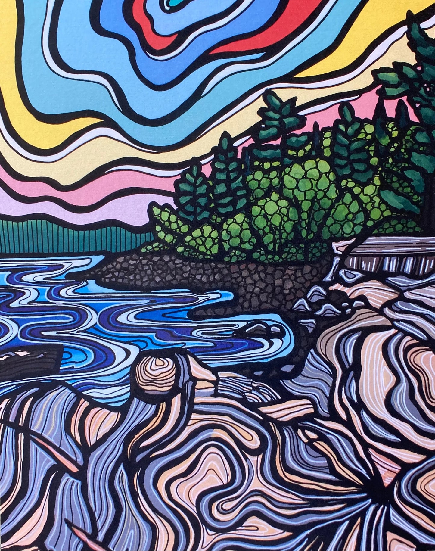 Rhyolite Cove, Lake Superior